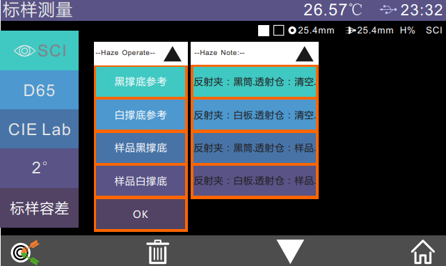 霧度測量界麵