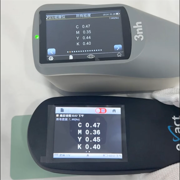 91视频直播下载時國產密度儀和愛色麗進口密度儀的測量數據對比